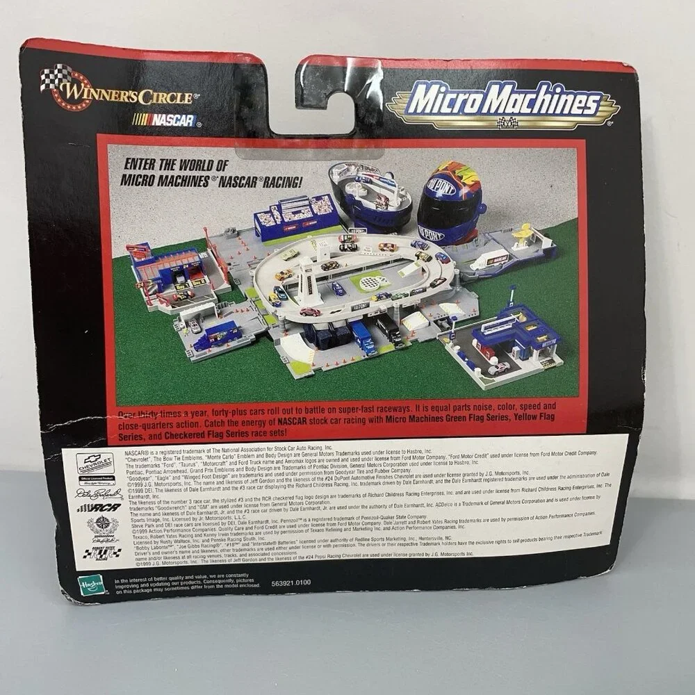 Vintage Winner's Circle Micro Machines Jeff Gordon Green Flag Series Nascar Set